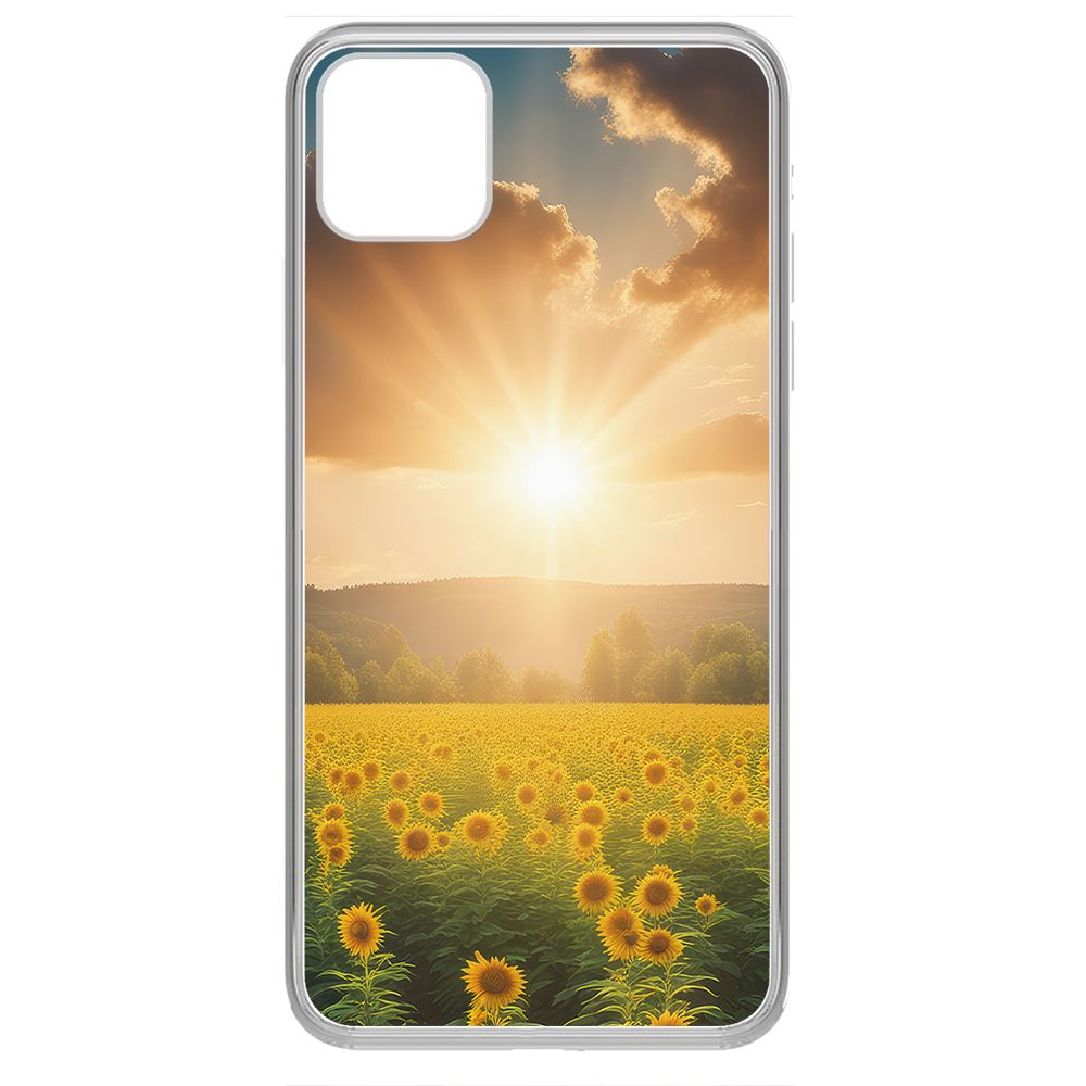 

Чехол-накладка Krutoff Clear Case Солнечно для iPhone 11 Pro Max, Прозрачный