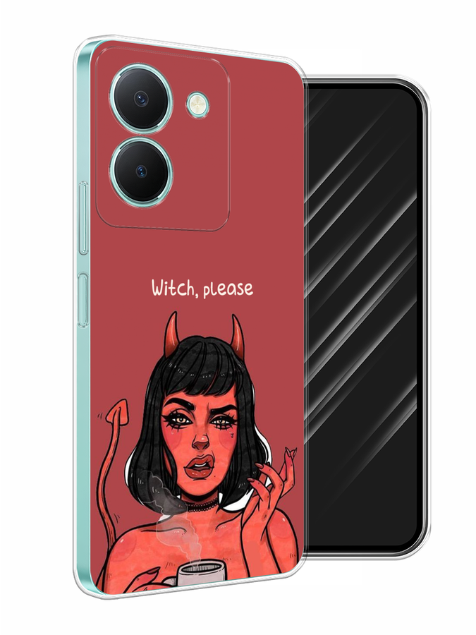 

Чехол Awog на Vivo Y36 "Evil Girl", Бордовый;черный, 268950-6