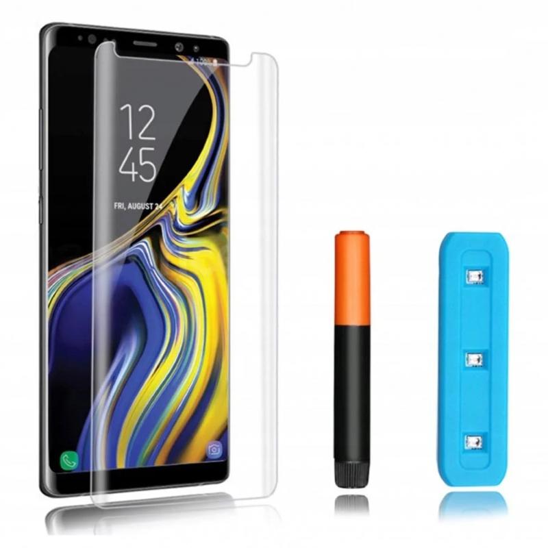 

Защитное стекло с ультрафиолетом для Samsung Galaxy Note 8 и Note 9/UV, Galaxy Note 8
