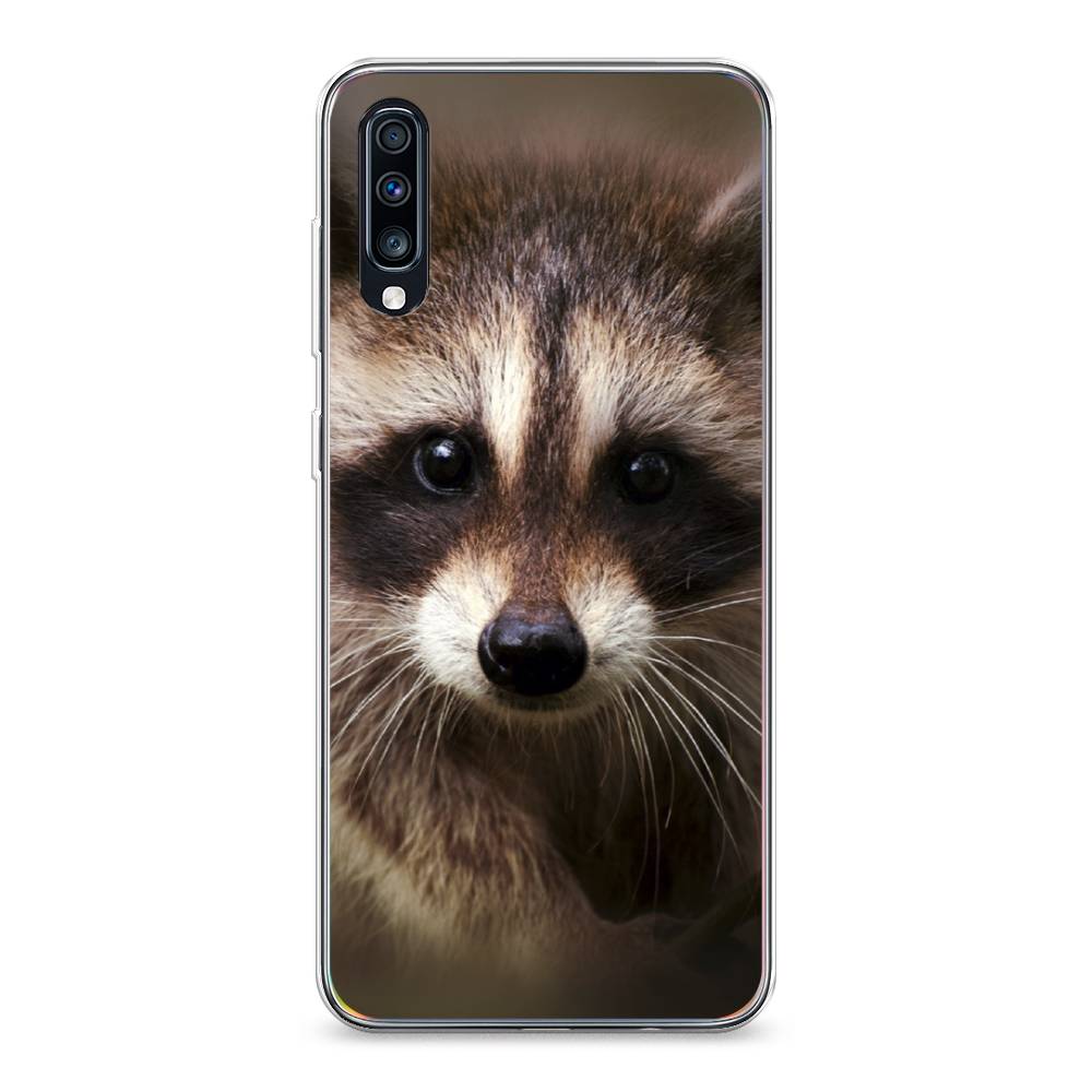 

Чехол Awog на Samsung Galaxy A70 "Енот", Разноцветный, 28150-1