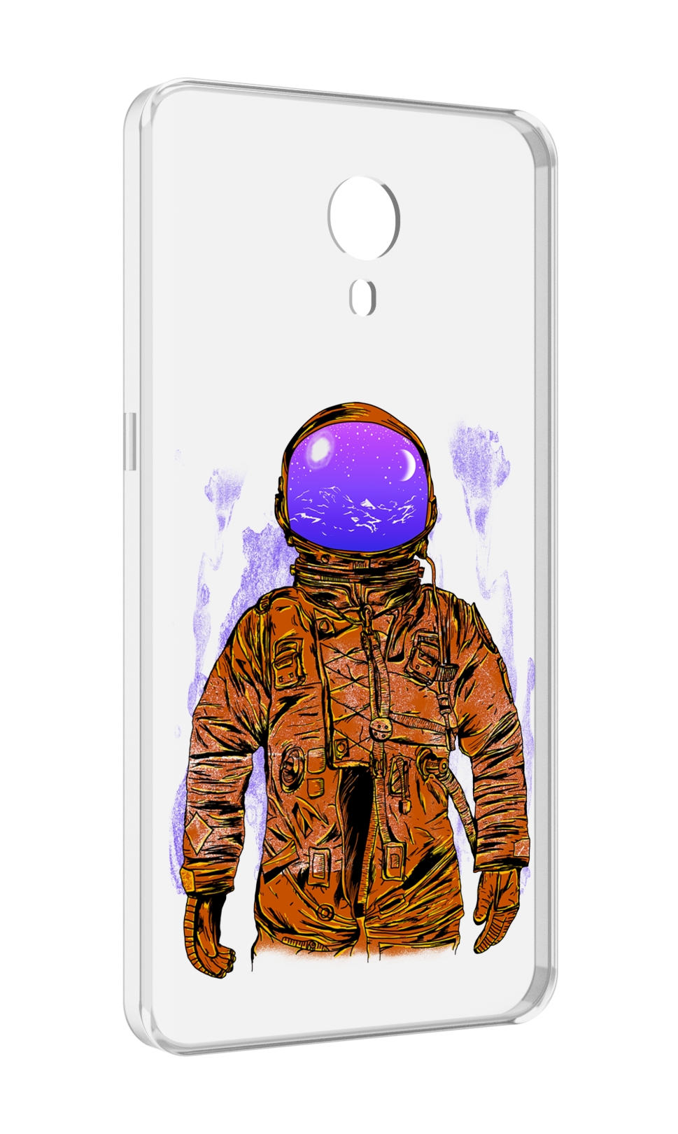 

Чехол MyPads нарисованный мужчина в скафандре для Meizu M3 Note, Прозрачный, Tocco