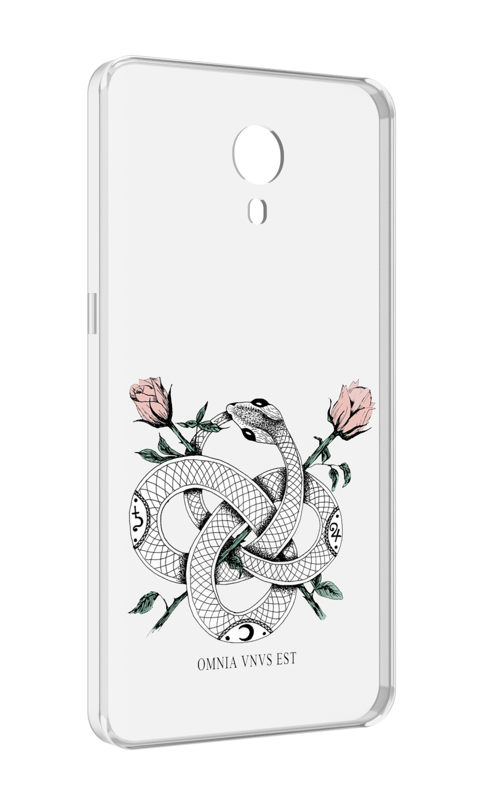 

Чехол MyPads нарисованная змея абстракция для Meizu M3 Note, Прозрачный, Tocco