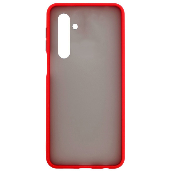 

Чехол накладка для Realme 6 Pro Plastic Matte Красный