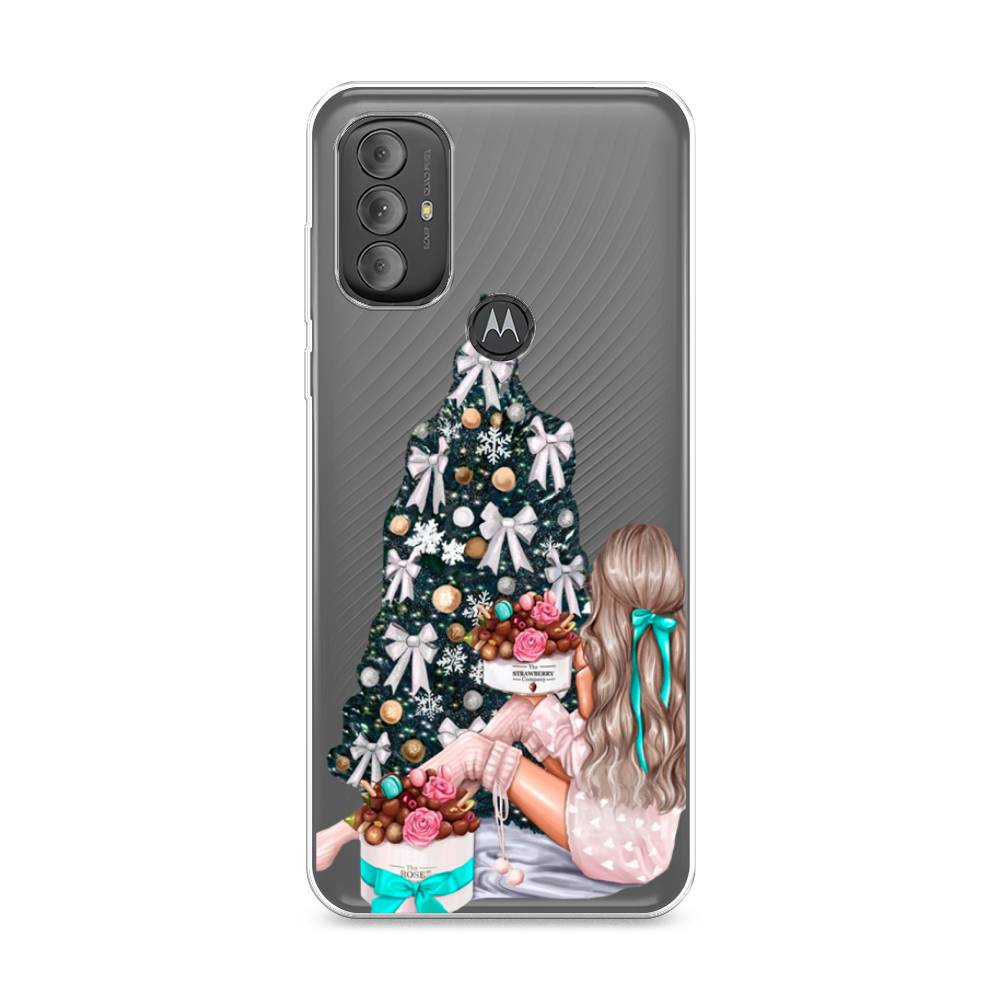 

Чехол на Motorola Moto G Power 2022 "New Year", Зеленый;бежевый;голубой, 242850-5