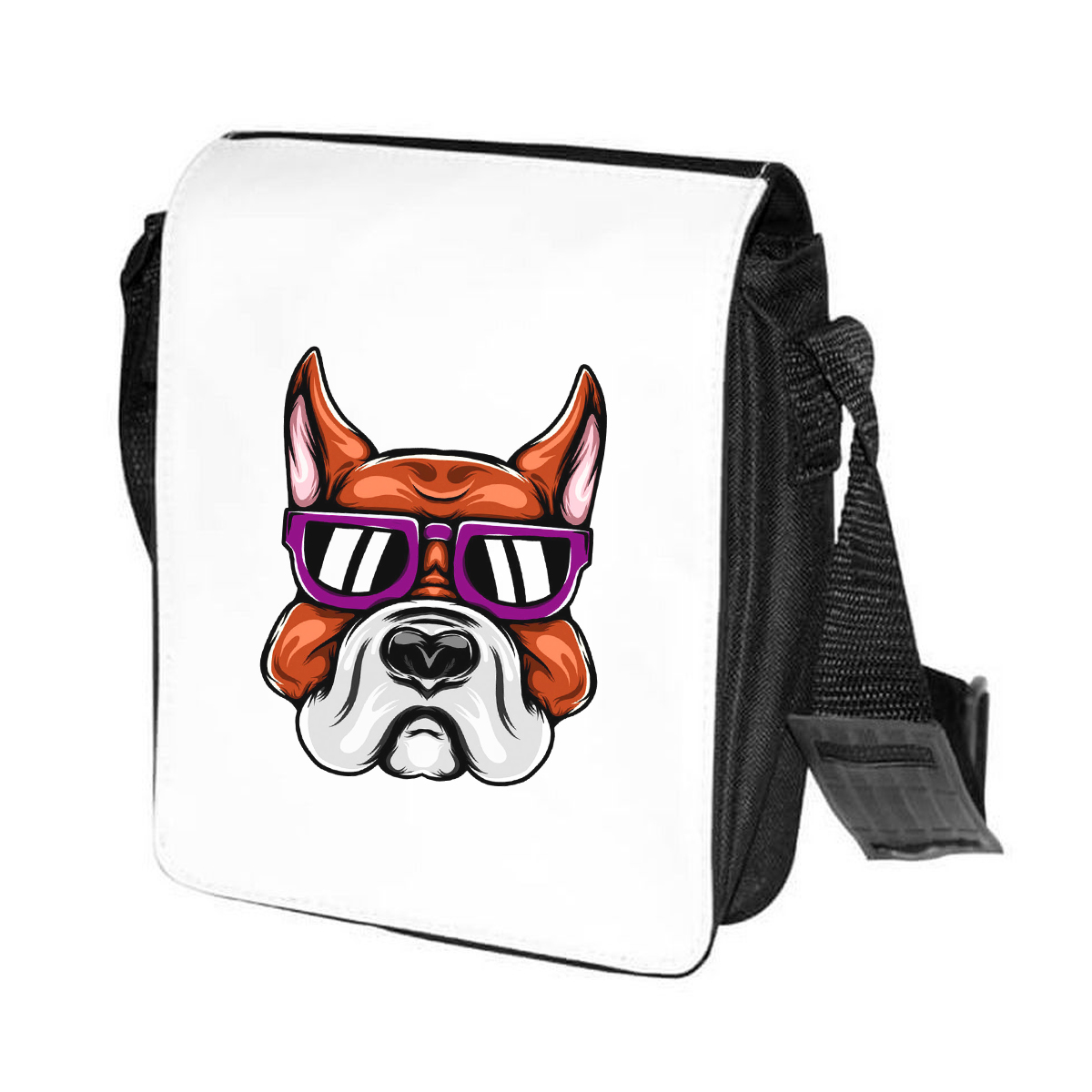 

Сумка унисекс CoolPodarok CN0501606 черно-белый, Черный;белый, CN0501606