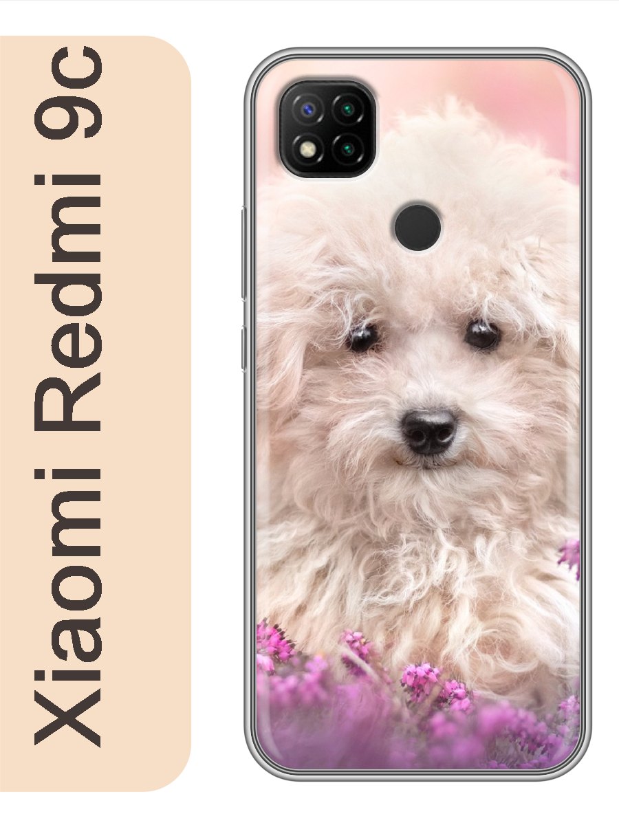 

Чехол на Xiaomi Redmi 9c болонка 840, Прозрачный, red9cdogs