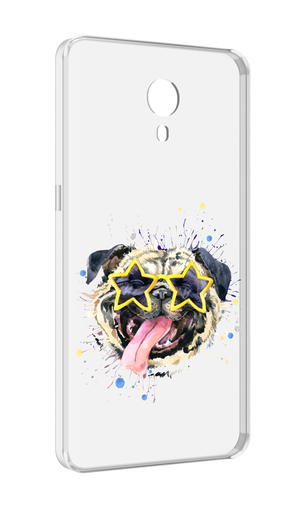 

Чехол MyPads мопс боксер для Meizu M3 Note, Прозрачный, Tocco