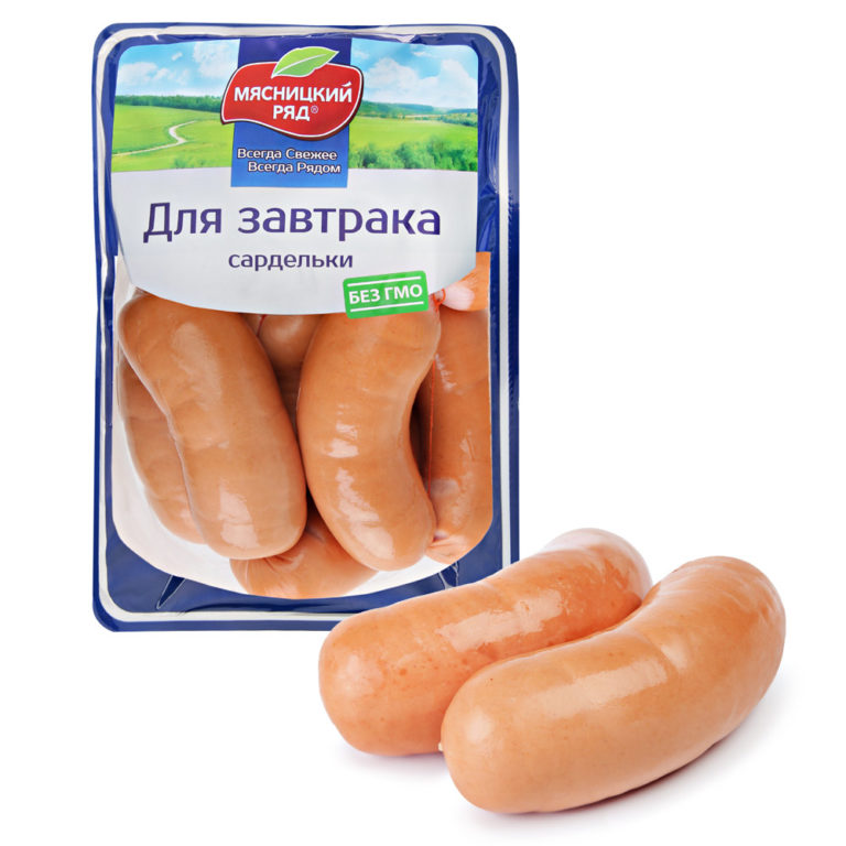 

Сардельки КХ А.П Волкова К завтраку 500 г