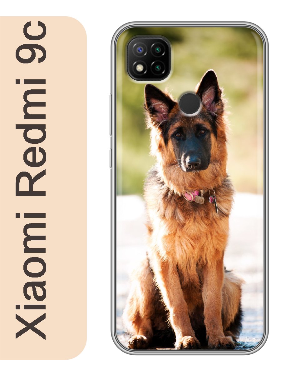 

Чехол на Xiaomi Redmi 9c собака 818, red9cdogs