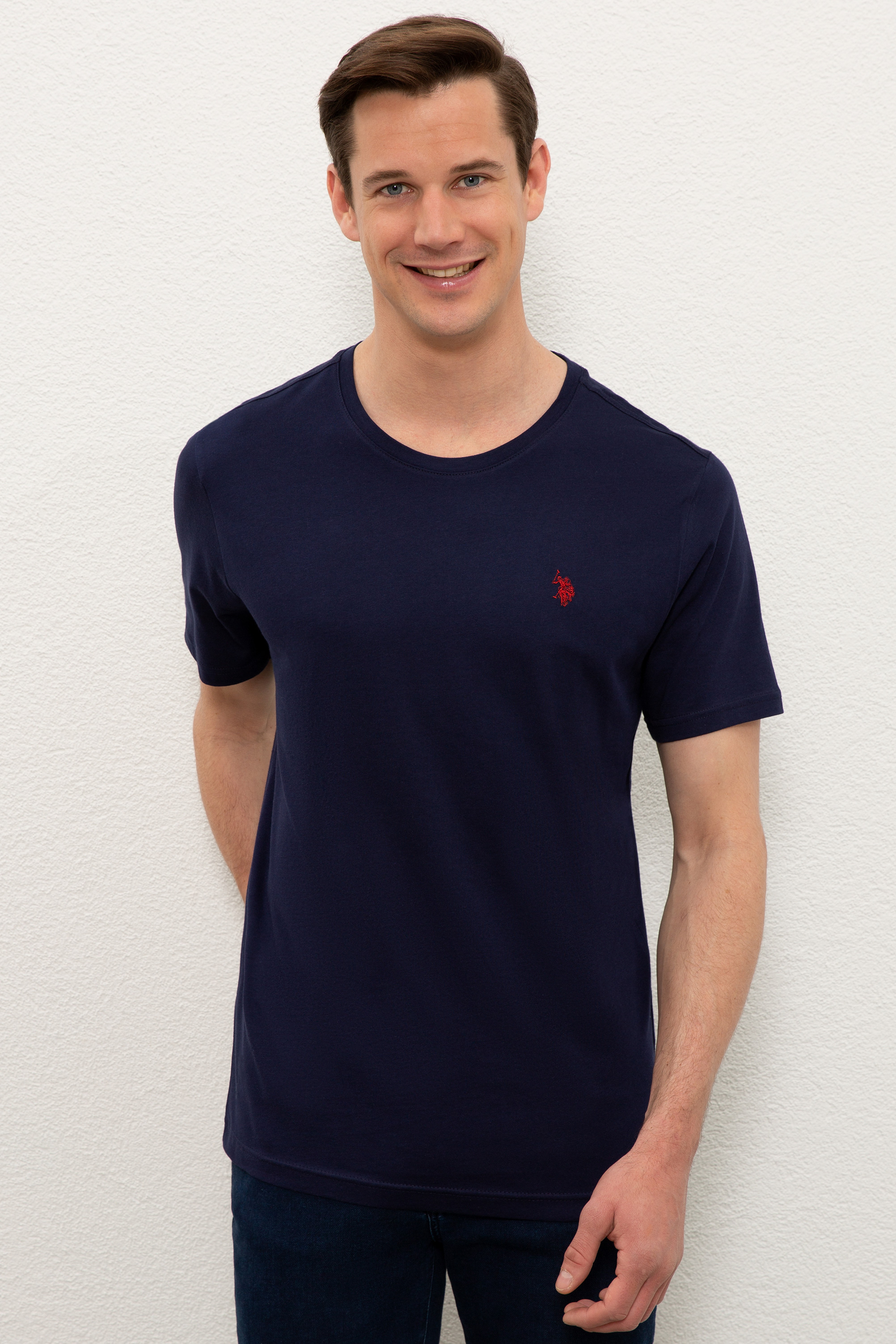 

Футболка мужская U.S. POLO Assn. G081GL0110GTS01IY021 синяя XL, G081GL0110GTS01IY021