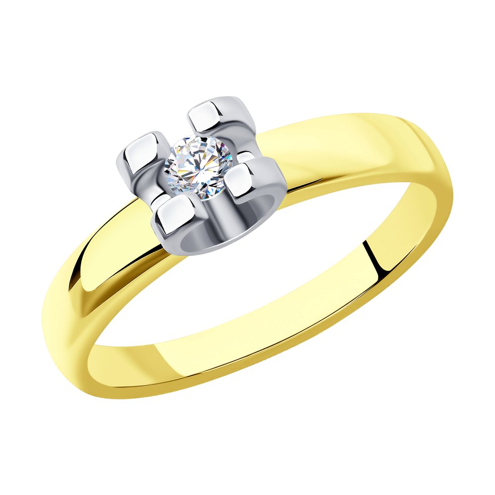 

Кольцо помолвочное из золота с бриллиантом р. 16,5 SOKOLOV Diamonds 1011679-2, 1011679-2