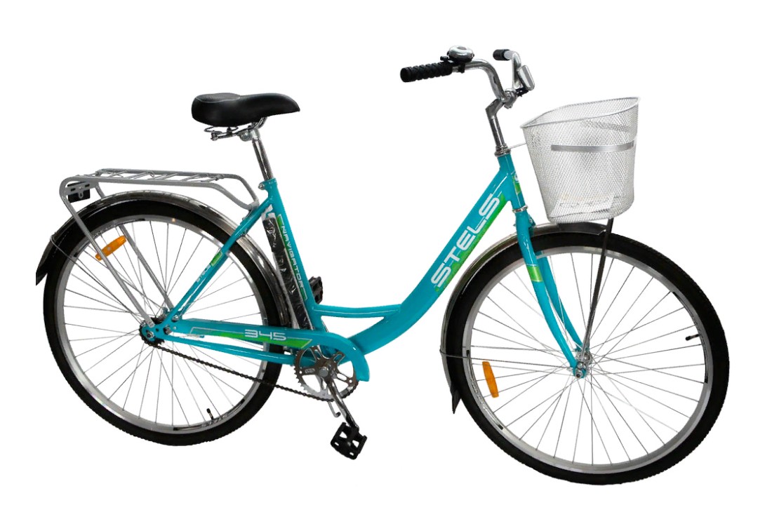 фото Stels велосипед navigator 345 28 z010, 2018, ростовка 20, зеленый, голубой