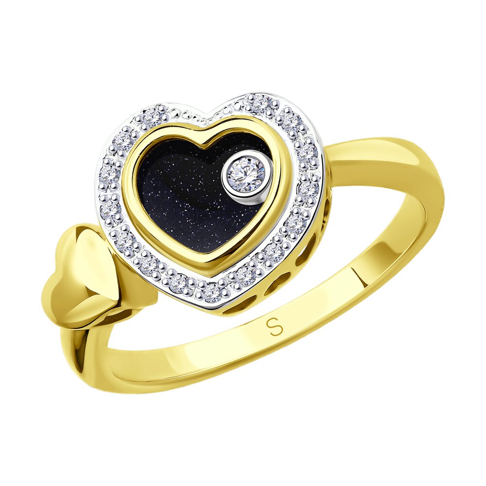 

Кольцо из золота р.  SOKOLOV Diamonds 1011656-2, бриллиант, 1011656-2