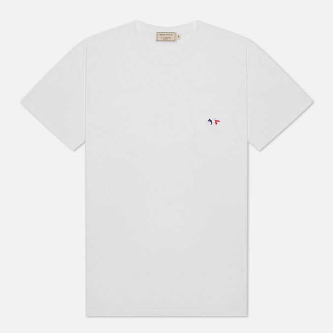 

Футболка мужская Maison Kitsune FM00120KJ0010 белая XL, FM00120KJ0010
