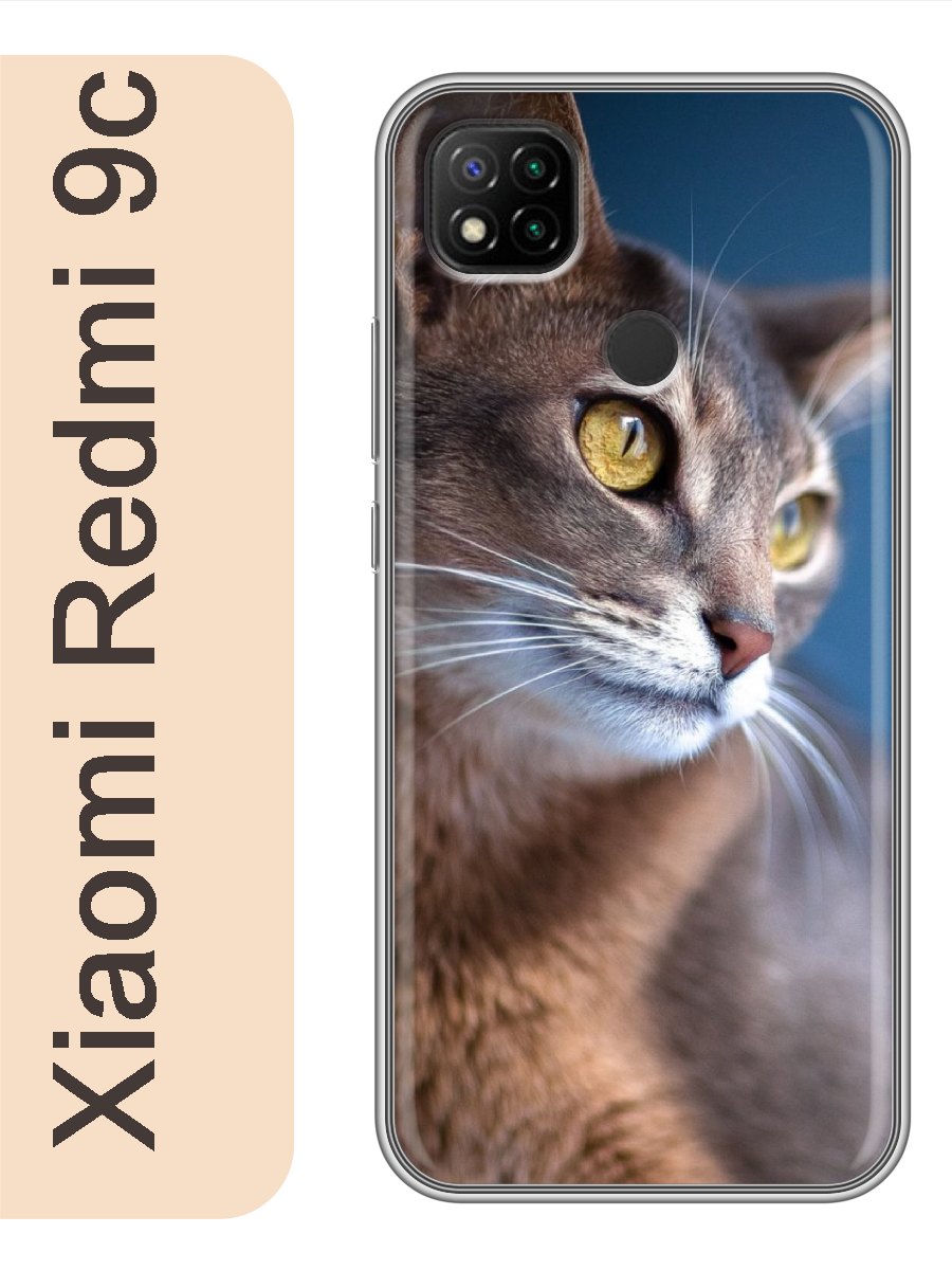 

Чехол на Xiaomi Redmi 9c абиссинская кошка 773, red9ccats