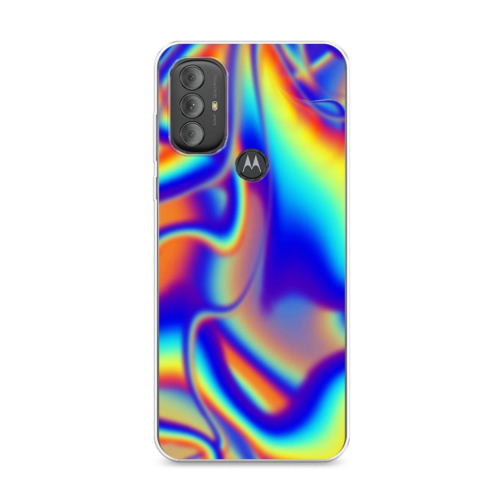 

Чехол на Motorola Moto G Power 2022 "Яркая голограмма", Разноцветный, 242850-3