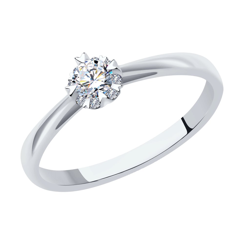 

Кольцо из золота р.  SOKOLOV Diamonds 1011462, бриллиант, 1011462