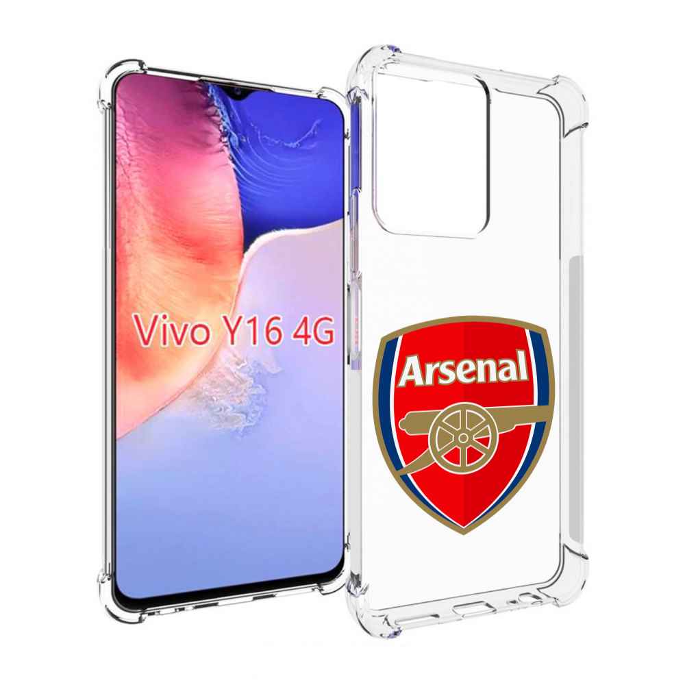 

Чехол MyPads ФК Арсенал логотип для Vivo Y16 4G/ Vivo Y02S, Прозрачный, Tocco