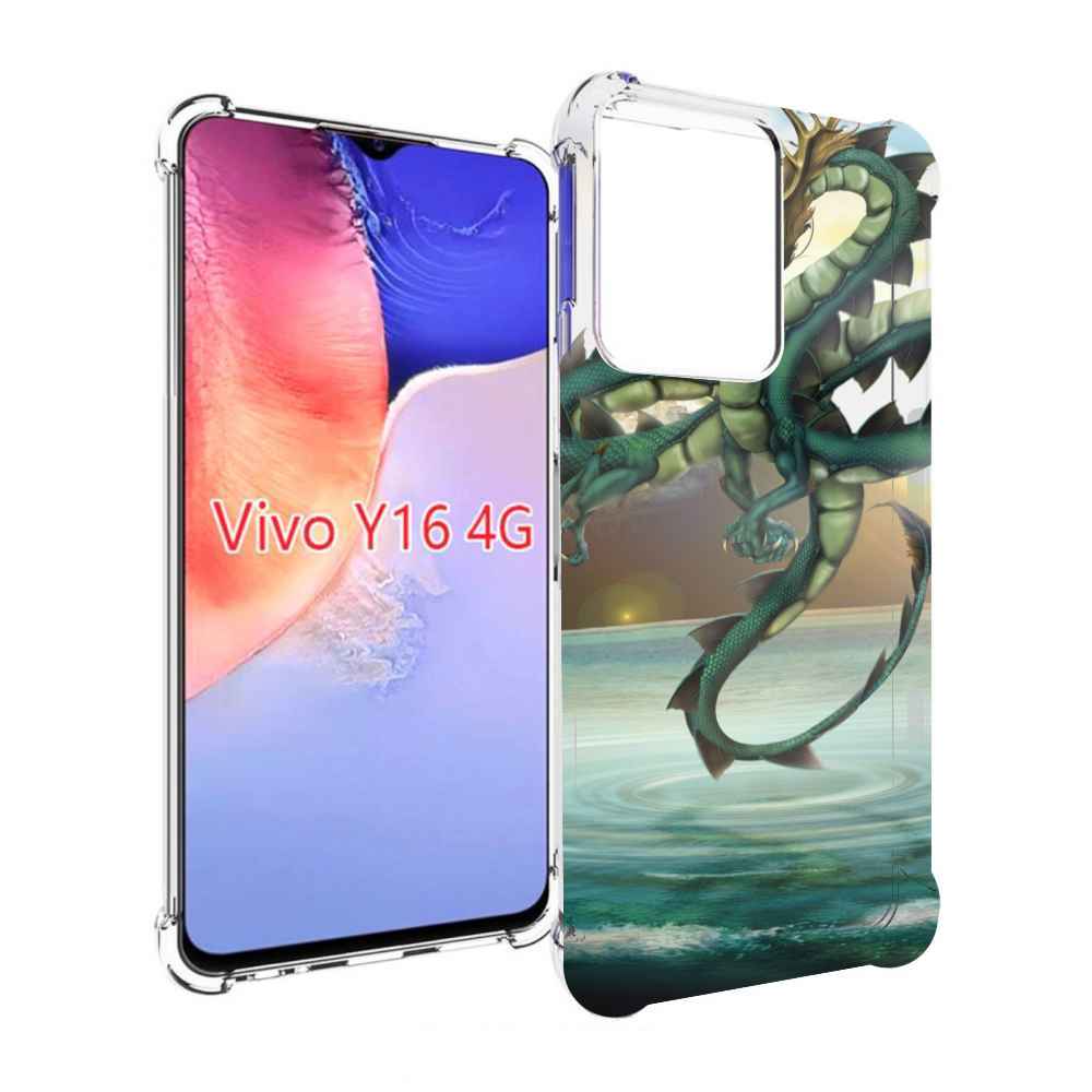 

Чехол MyPads водяной-дракон для Vivo Y16 4G/ Vivo Y02S, Прозрачный, Tocco