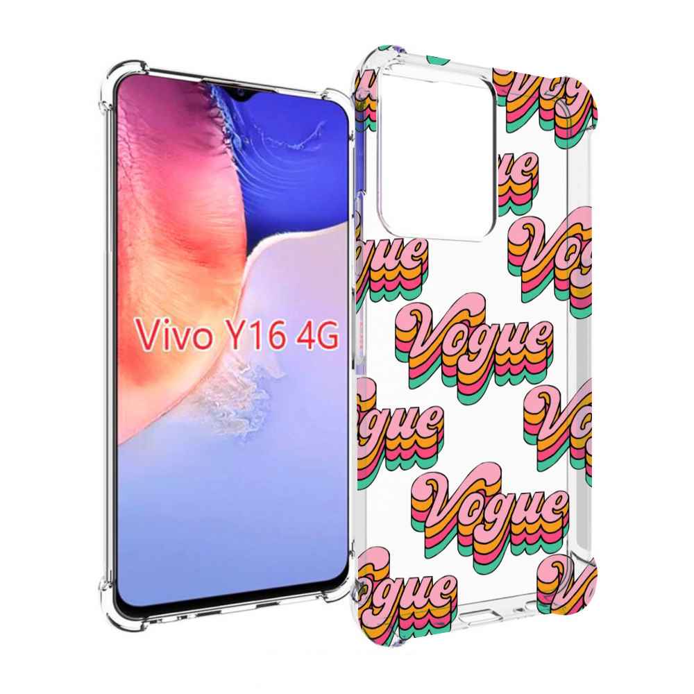 

Чехол MyPads вогуе для Vivo Y16 4G/ Vivo Y02S, Прозрачный, Tocco