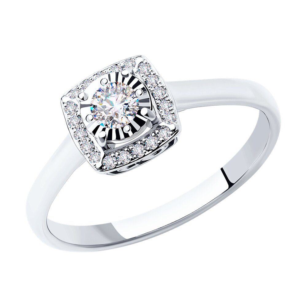 

Кольцо из золота р. 17 SOKOLOV Diamonds 1011112, бриллиант, 1011112