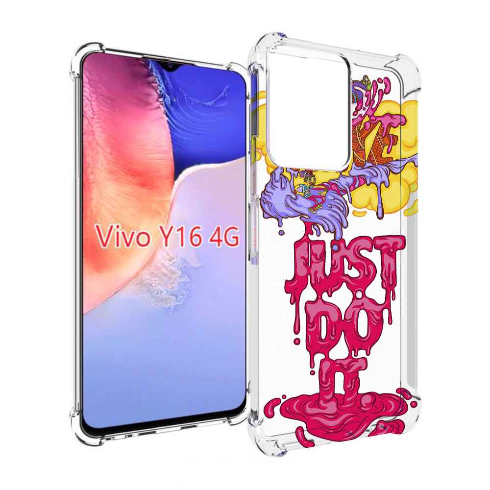 

Чехол MyPads вкусный найк для Vivo Y16 4G/ Vivo Y02S, Прозрачный, Tocco