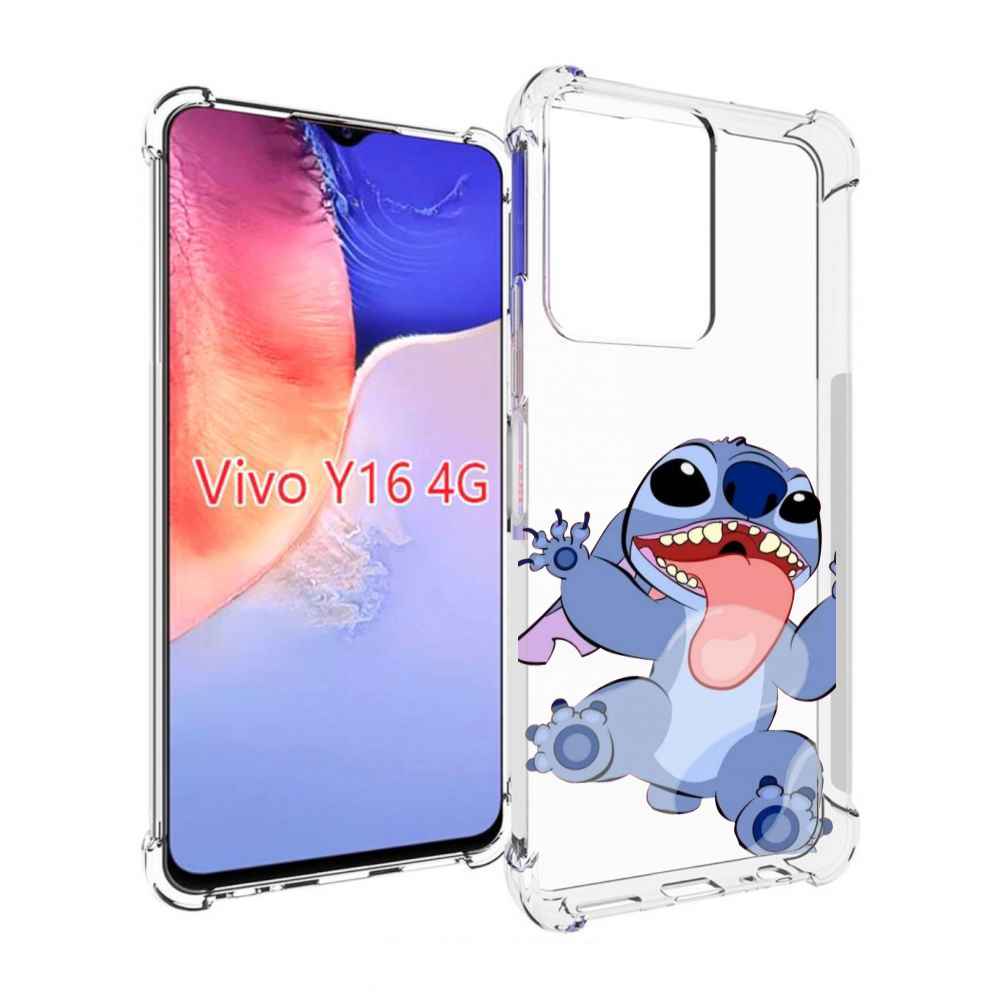 

Чехол MyPads большой-стич для Vivo Y16 4G/ Vivo Y02S, Прозрачный, Tocco