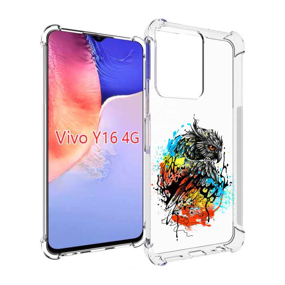 

Чехол MyPads Творческая сова для Vivo Y16 4G/ Vivo Y02S, Прозрачный, Tocco
