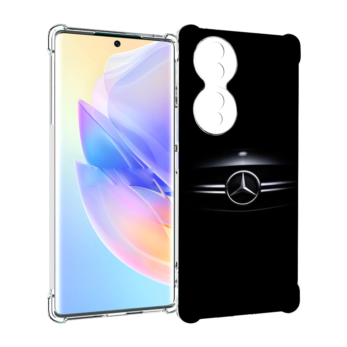 

Чехол MyPads mercedes-1 для Honor 70, Прозрачный, Tocco