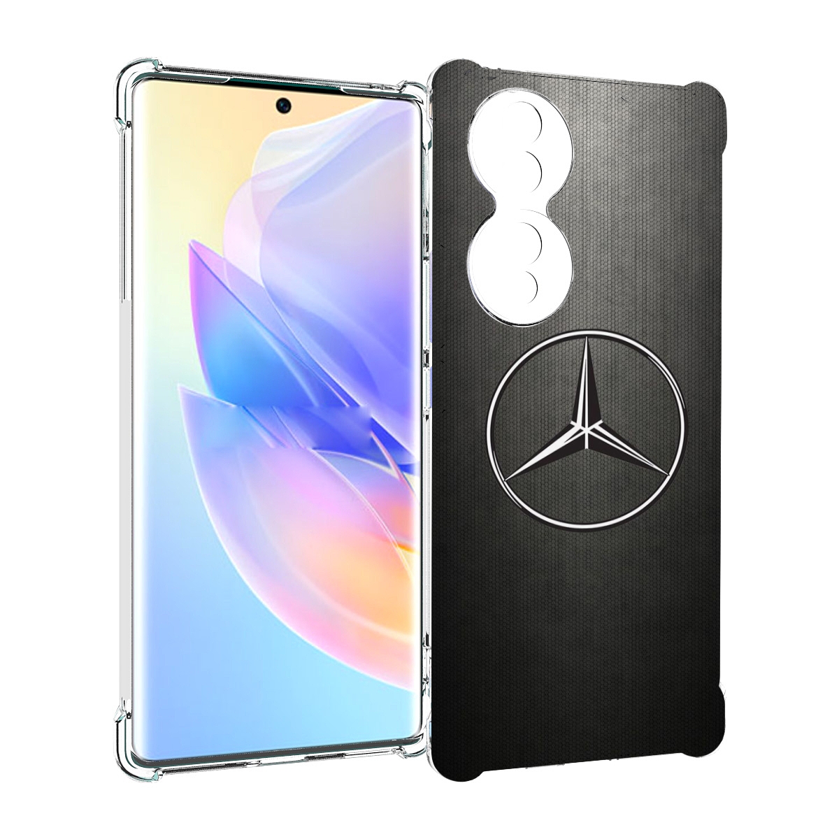 

Чехол MyPads mercedes 3 мужской для Honor 70, Прозрачный, Tocco