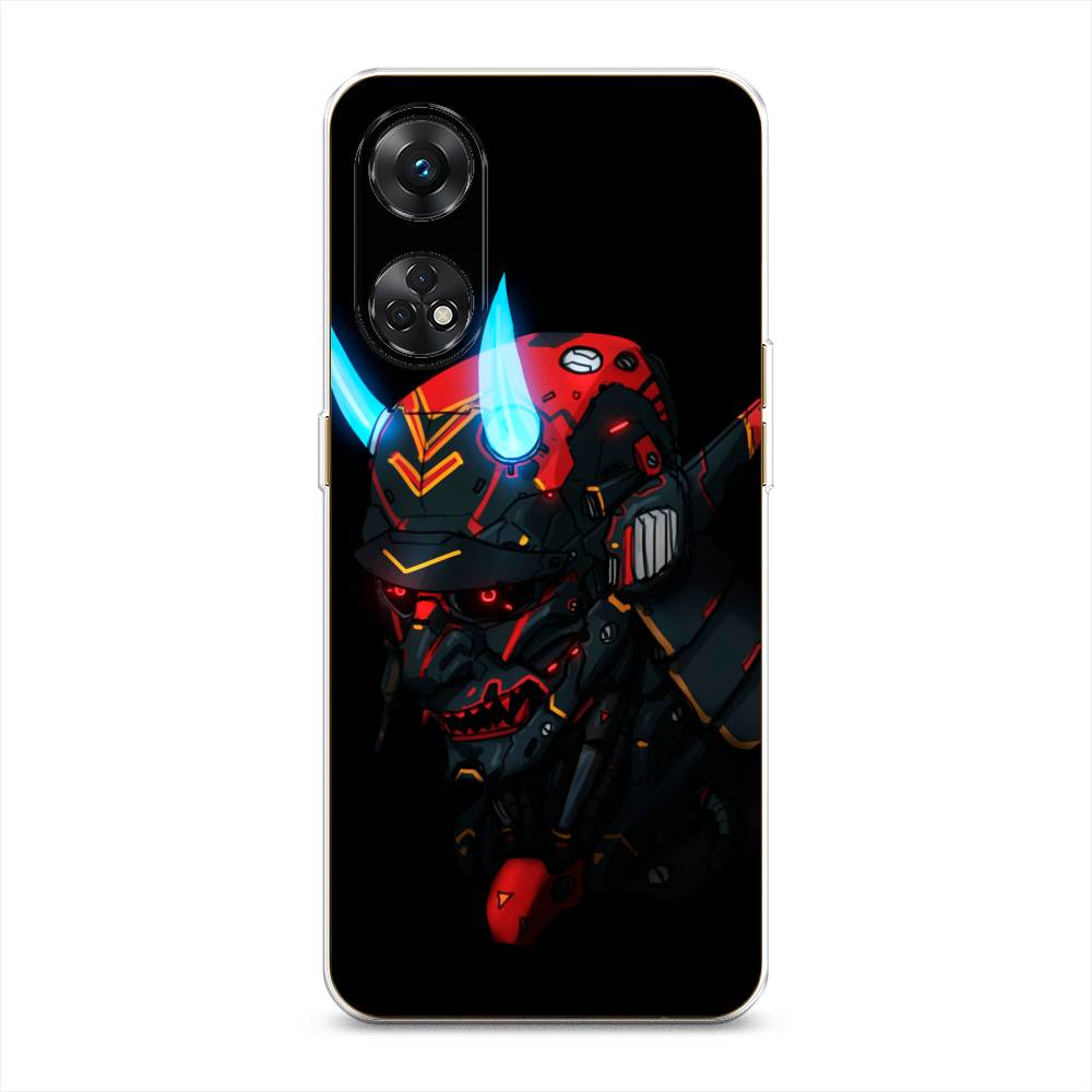 

Чехол Awog на Oppo Reno 8T 4G "Неоновый самурай", Черный;красный;голубой, 2513250-6