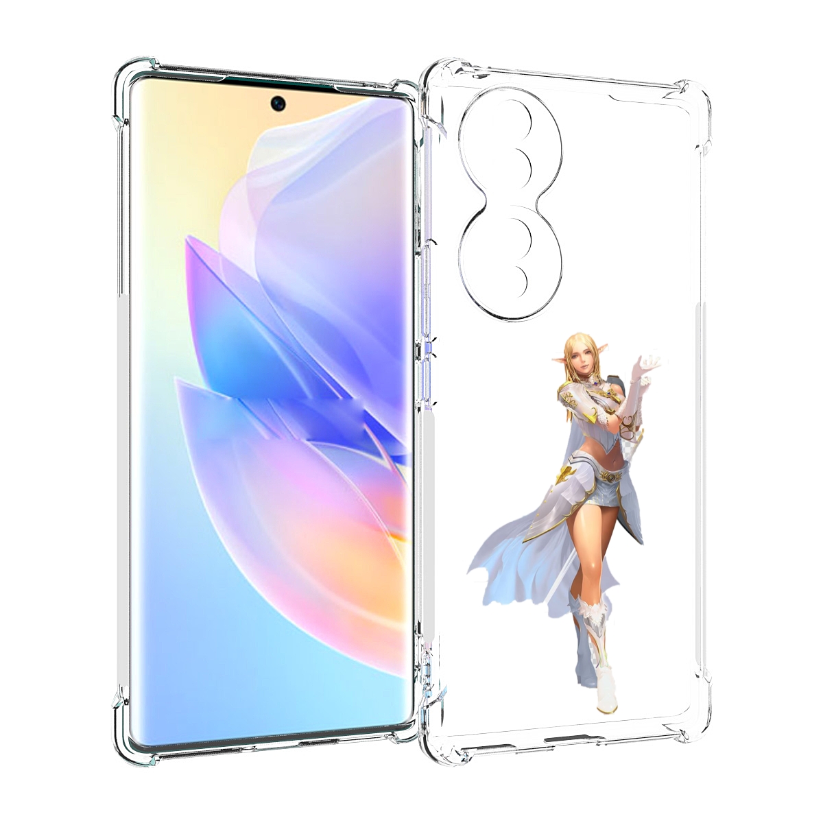 

Чехол MyPads lineage для Honor 70, Прозрачный, Tocco