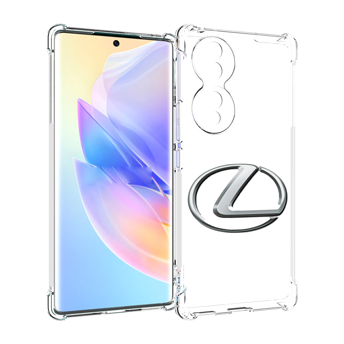 

Чехол MyPads lexus-5 мужской для Honor 70, Прозрачный, Tocco