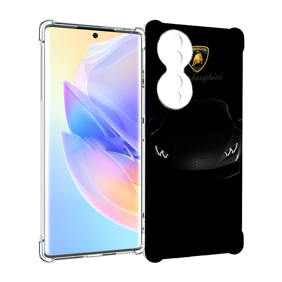 

Чехол MyPads lambo 4 мужской для Honor 70, Прозрачный, Tocco