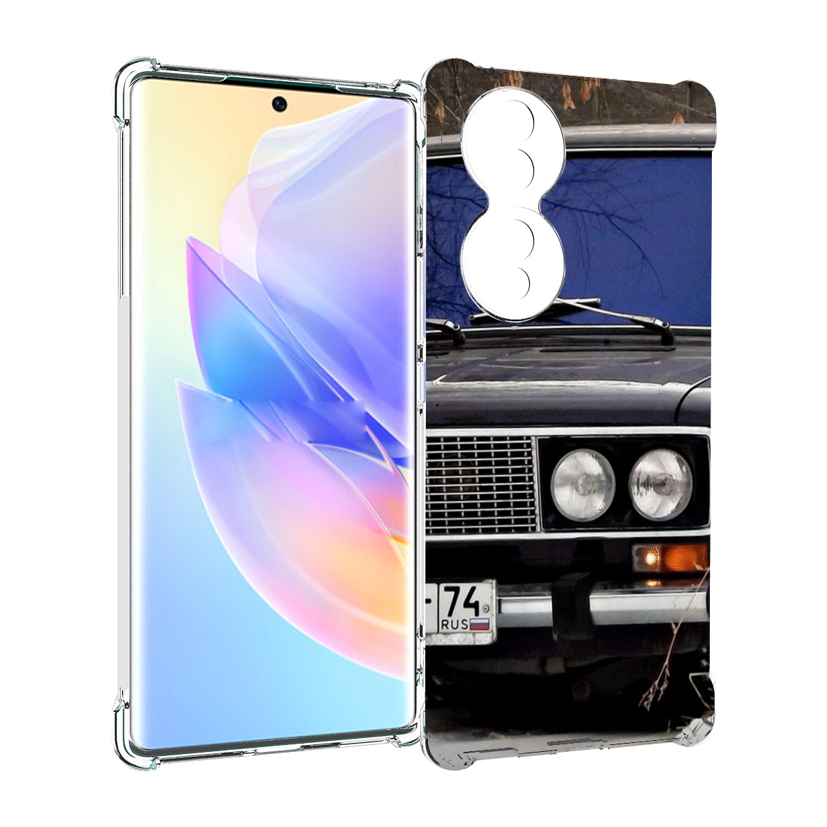 

Чехол MyPads lada ваз 1 для Honor 70, Прозрачный, Tocco