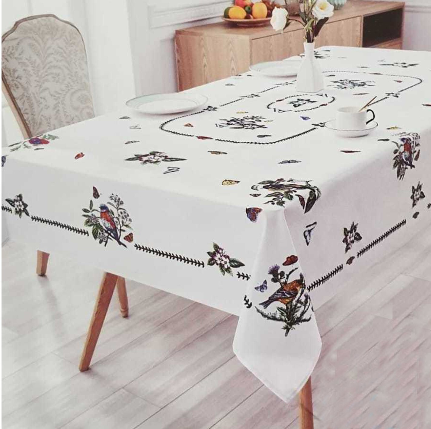 

Скатерть тканевая винтажная Титан, 150х220 см, 922