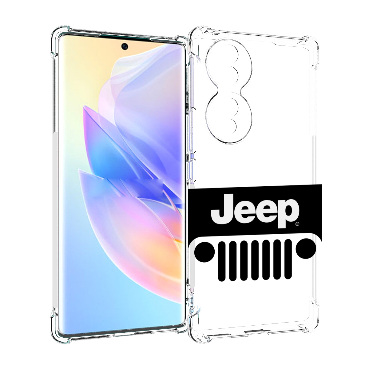 

Чехол MyPads jeep-3 мужской для Honor 70, Прозрачный, Tocco