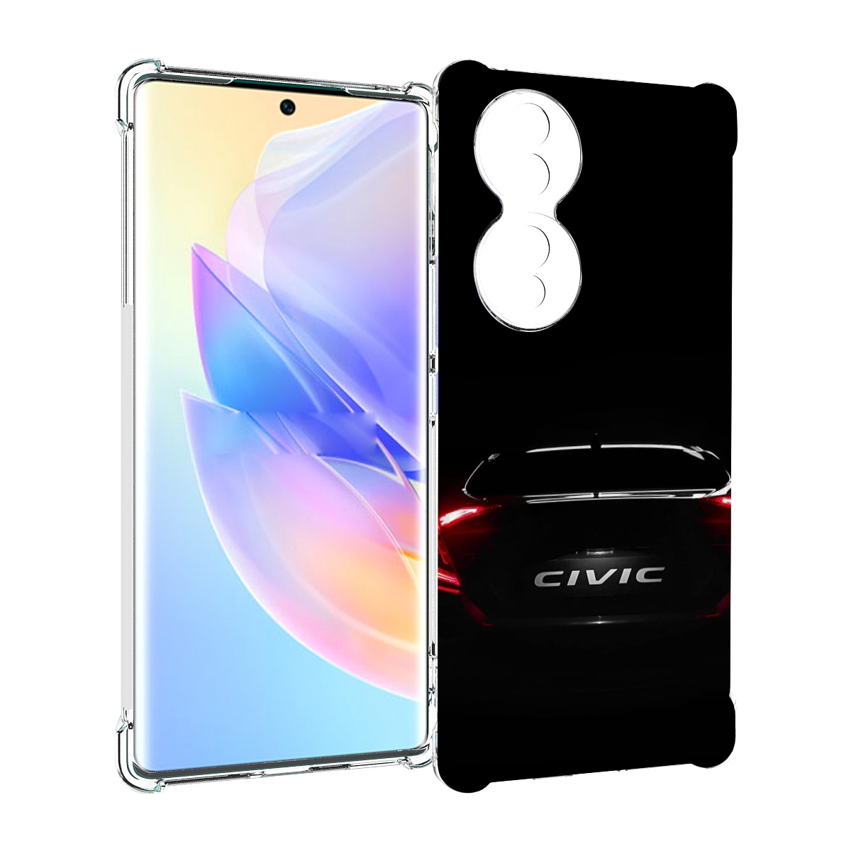 

Чехол MyPads honda 2 для Honor 70, Прозрачный, Tocco