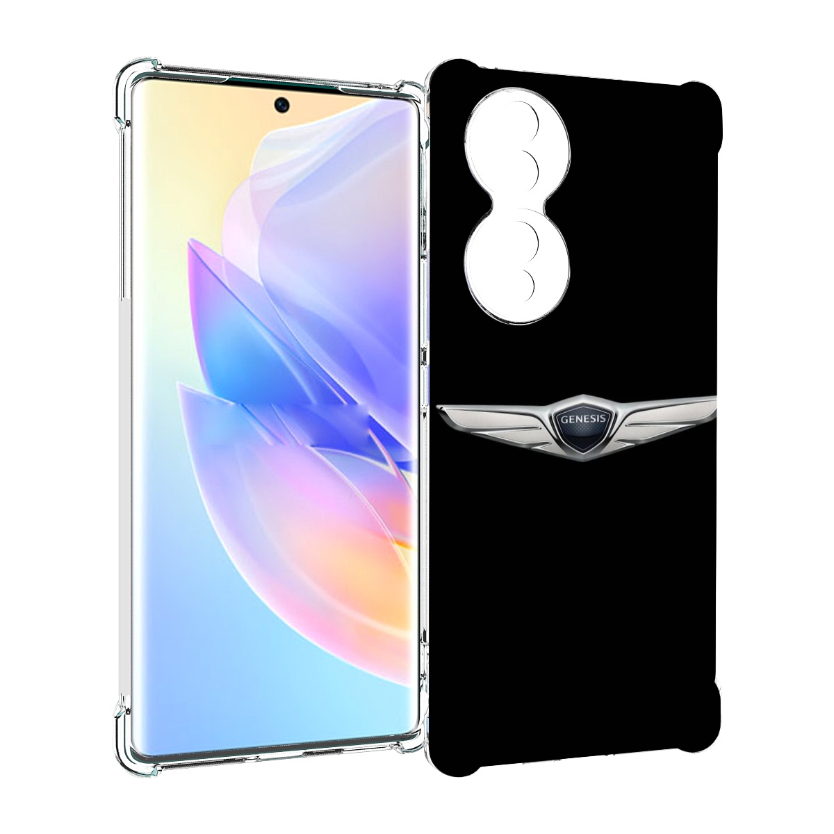 

Чехол MyPads genesis-1 мужской для Honor 70, Прозрачный, Tocco