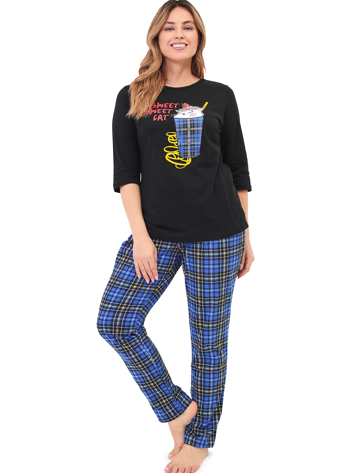 

Комплект женский МАМА ПИЖАМА SLEEPWEARRBLCIPG черный 56-58 RU, SLEEPWEARRBLCIPG