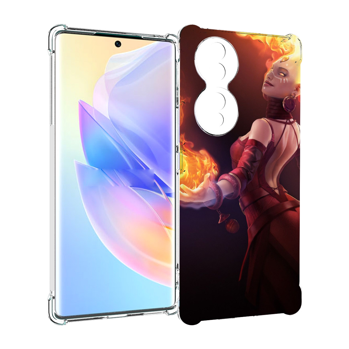 

Чехол MyPads dota 2 Lina для Honor 70, Прозрачный, Tocco