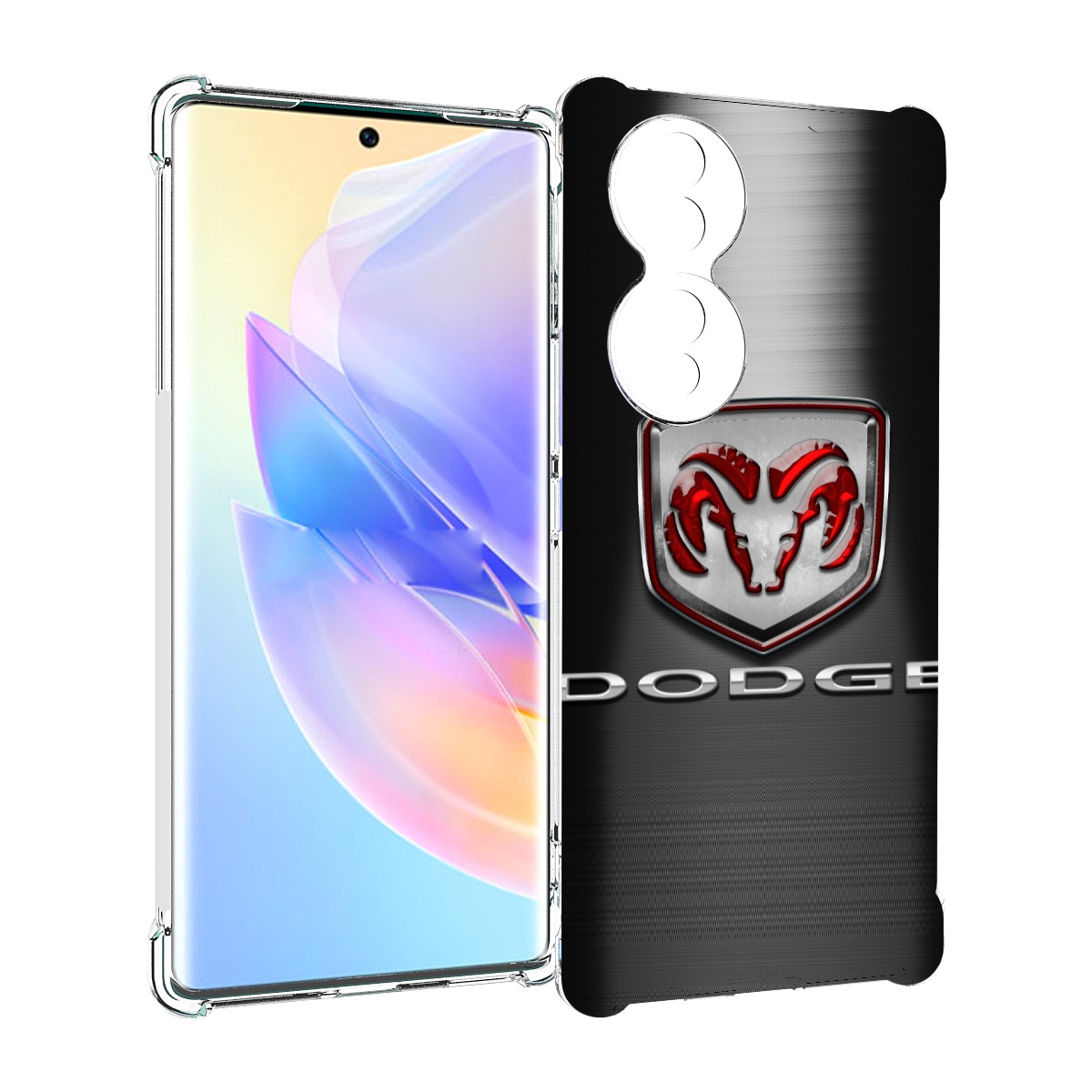 

Чехол MyPads dodge 1 мужской для Honor 70, Прозрачный, Tocco