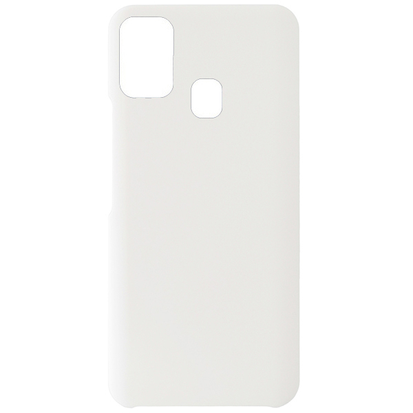 фото Силиконовый чехол для samsung galaxy m31 soft case белый zibelino