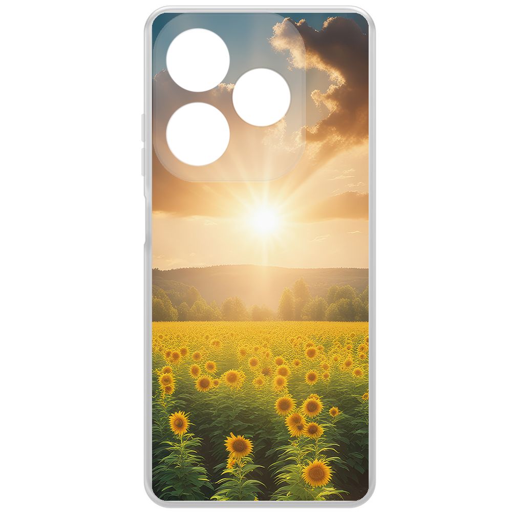 

Чехол-накладка Krutoff Clear Case Солнечно для Infinix Smart 8 Pro, Прозрачный