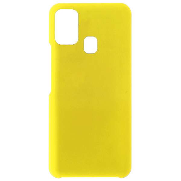 фото Силиконовый чехол для samsung galaxy m31 soft case желтый zibelino