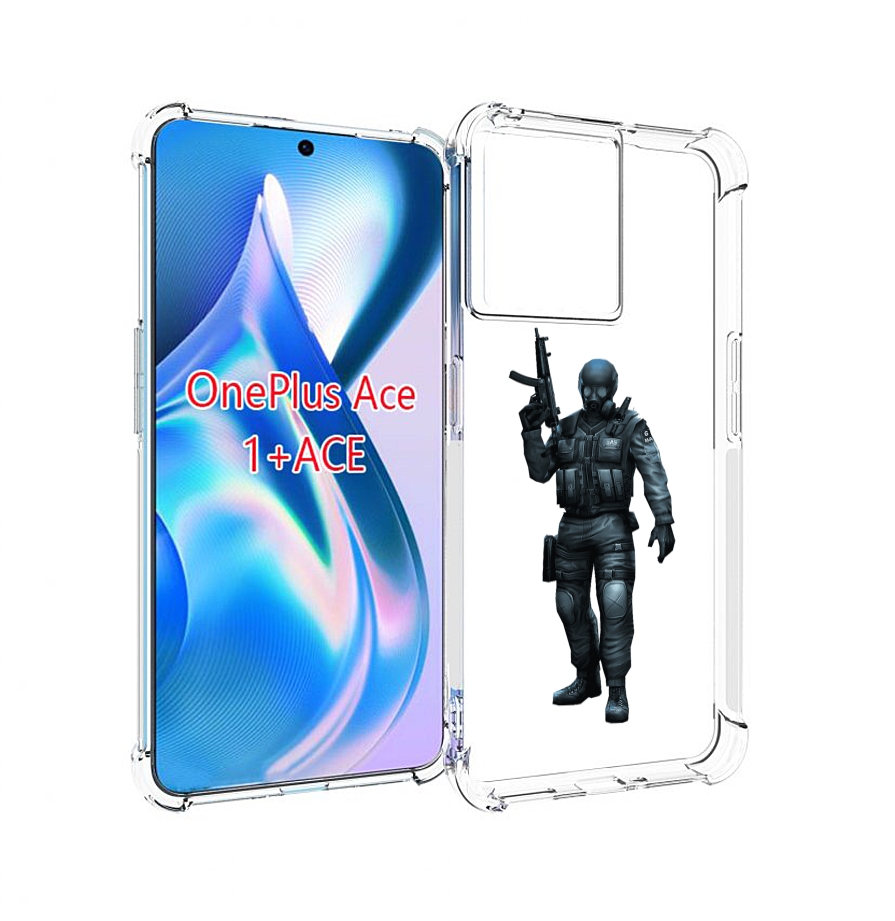

Чехол MyPads crossfire для OnePlus Ace, Прозрачный, Tocco