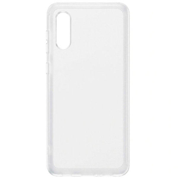 фото Силиконовый чехол для samsung galaxy a02 ultra thin case quality прозрачный zibelino