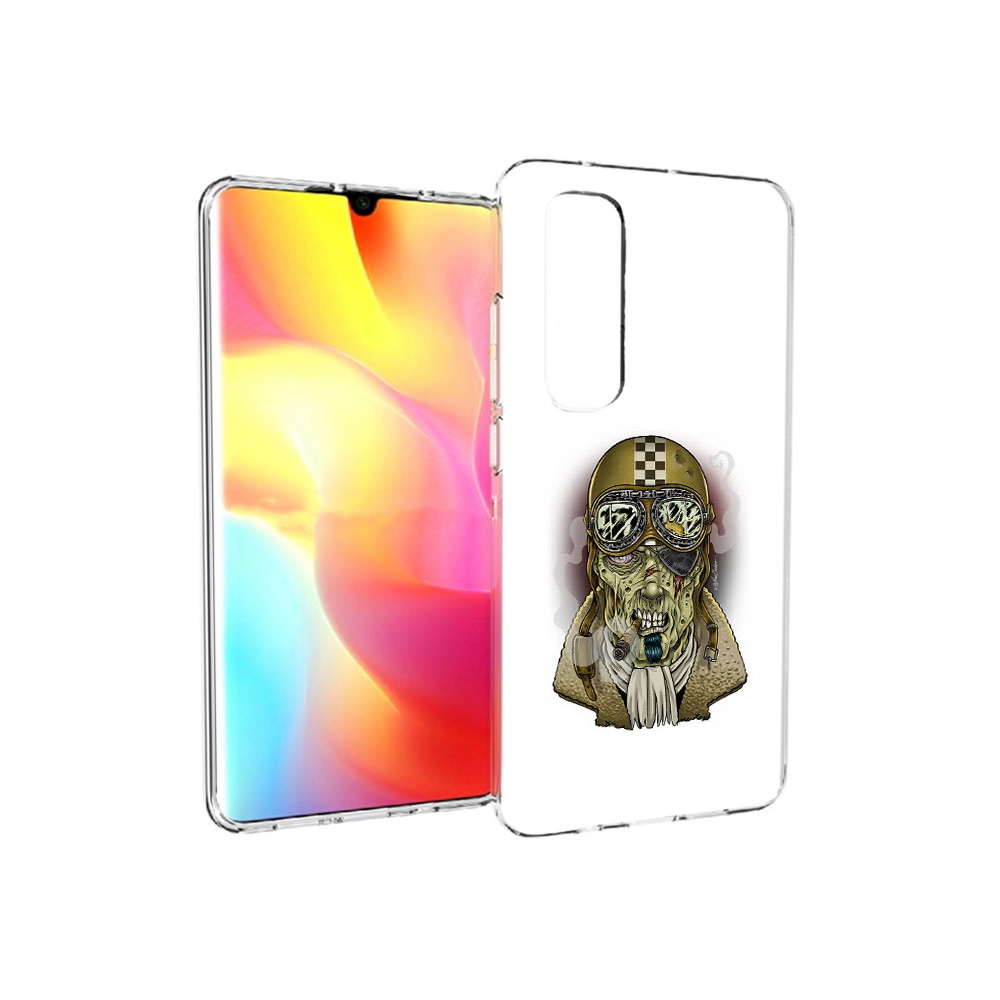 

Чехол MyPads Tocco для Xiaomi Mi Note 10 Lite военный зомби (PT149714.254.264), Прозрачный, Tocco