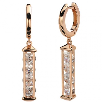 

Серьги из красного золота с фианитом Эстет 01С1113704, 01С1113704