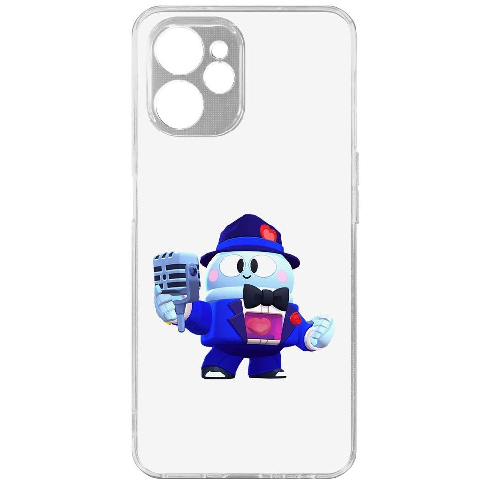 

Чехол Brawl Stars-Стильный Лу для Realme 10 5G, Прозрачный